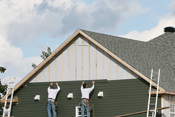 Professional Emergency Siding Repair technician working in Weston, OH